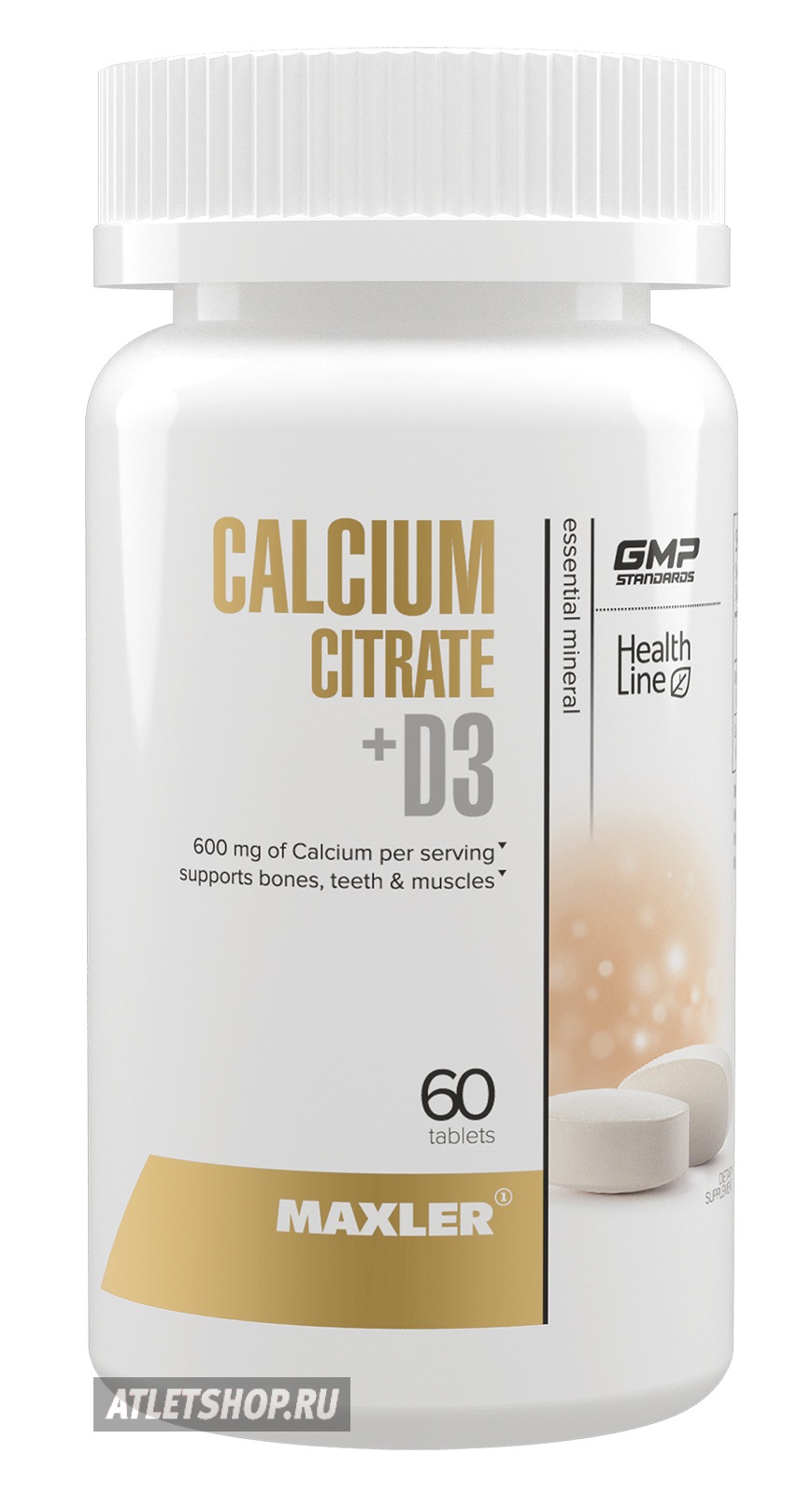 Maxler USA Calcium Citrate + D3
