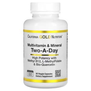 Иконка California Gold Nutrition Multivitamin & Mineral Two-A-Day
