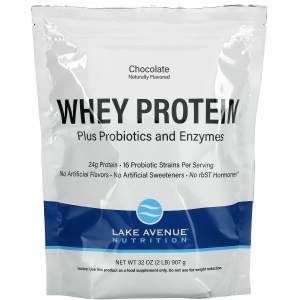 Иконка Lake Avenue Nutrition Whey Protein Plus Probiotics and Enzymes