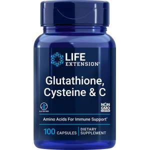 Иконка Life Extension Glutathione, Cysteine & C