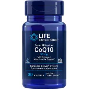 Иконка Life Extension Super Ubiquinol CoQ10 with Enhanced Mitochondrial Support