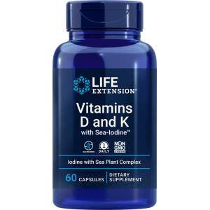 Иконка Life Extension Vitamins D and K (with Sea-Iodine™)