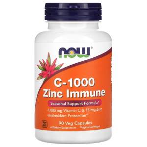 Иконка NOW C-1000 Zinc Immune