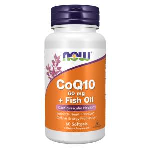 Иконка NOW CoQ10 with Omega-3 Fish Oil