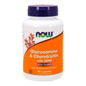 Иконка NOW Glucosamine & Chondroitin with MSM