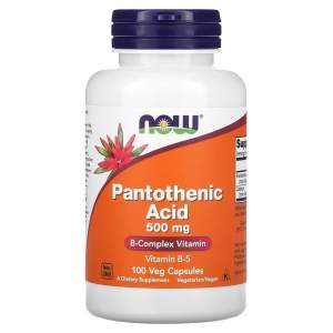 Иконка NOW Pantothenic Acid 500 mg