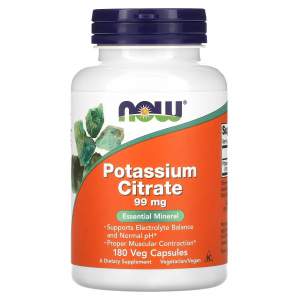 Иконка NOW Potassium Citrate 99 mg