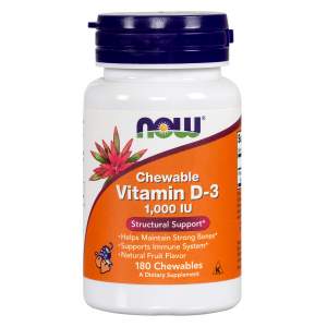 Иконка NOW Vitamin D-3 Chewable