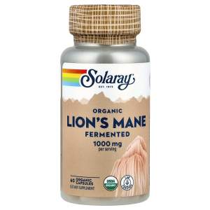 Иконка Solaray Lion's Mane Organic Fermented 1000mg